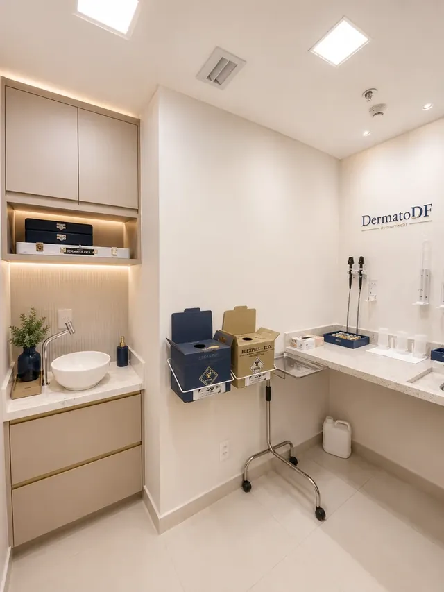 Sala de procedimentos da DermatoDF